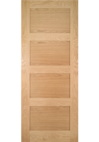 Oak Shaker Coventry FD30 Fire Door