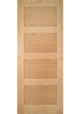 Oak Shaker Coventry FD30 Fire Door