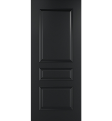 Black Pre-Finished Windsor FD30 Fire Door