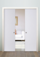 Paint Grade Flush Pocket Door Pair Kit